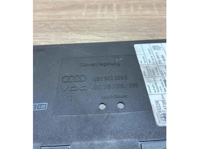 Блок комфорта 4B0962258E, 410215006   Audi A6 S6 C5 4B   