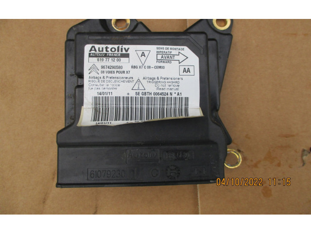 Блок подушек безопасности 9674290580 Citroen C5