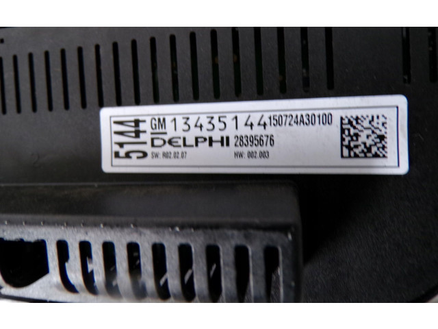 Блок управления климат-контролем 13435144 Opel Meriva B