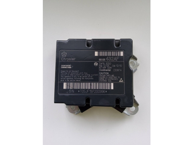Блок подушек безопасности 68105432AF, 5WY89350   Chrysler Town & Country V