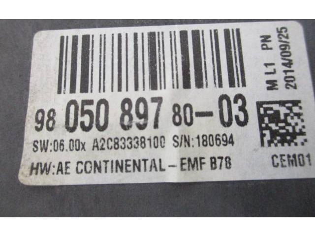 Дисплей 9805089780 Citroen C4 II Picasso