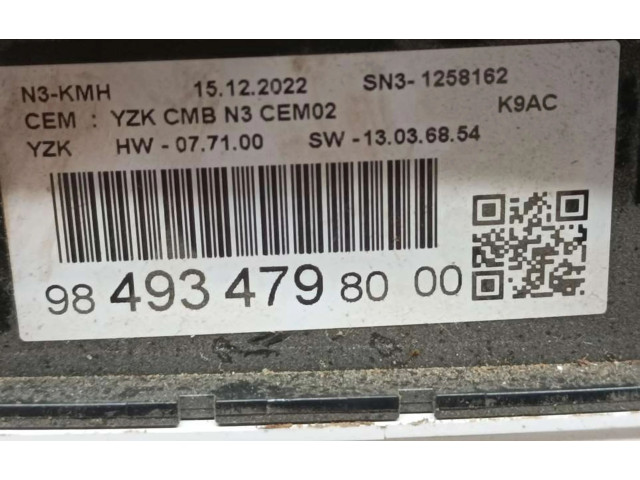 Спидометр (приборный щиток) 9849347980, YZKCMBN3CEM02   Citroen Berlingo