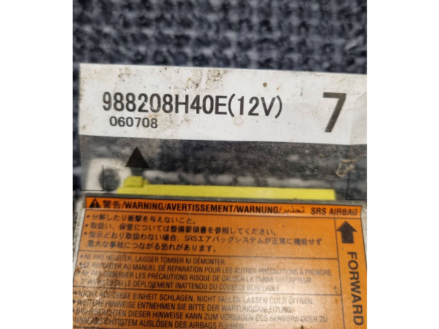 Блок управления надувных подушек 988208H40E, 060708   Nissan X-Trail T30