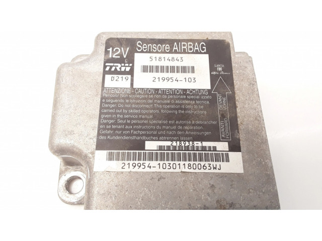 Блок подушек безопасности 51814843, 219954103   Fiat Croma