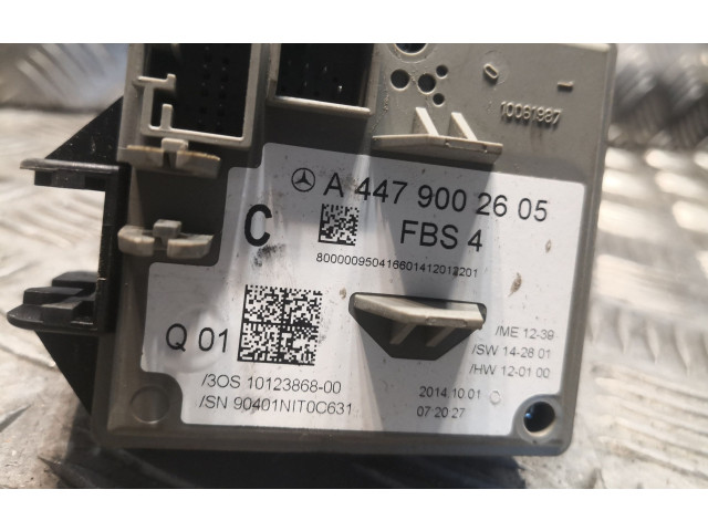 Řídící jednotka 6519002803, 4479002605 Mercedes-Benz Vito Viano W447 2015