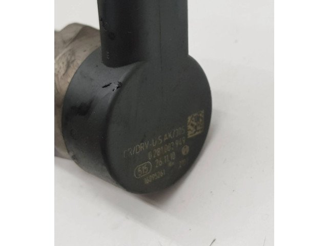 Vstřikovací lišta 0281002949, 7809128 BMW 3 F30 F35 F31 pro naftový motor 2.0