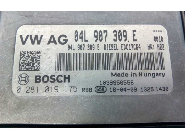Блок управления двигателя 04L907309L, 0281019175   Skoda Rapid (NH)