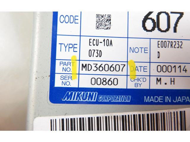 Блок управления впрыском MD360607, MD360607 Mitsubishi Pajero Pinin