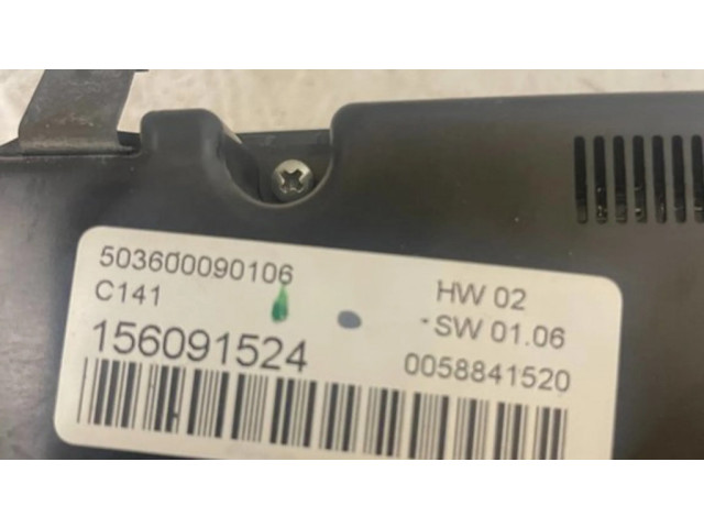 Блок управления климат-контролем 156091524 Alfa Romeo Giulietta