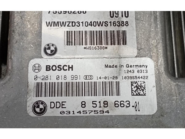 Řídící jednotka 851966301, 0281018991 Mini Cooper Countryman R60 2014