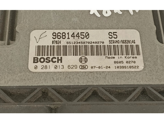 Блок управления двигателя 96814450, 0281013629   Chevrolet Epica