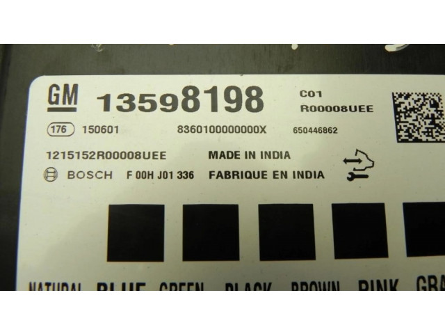 Блок комфорта 13598198, G2204 Vauxhall Viva