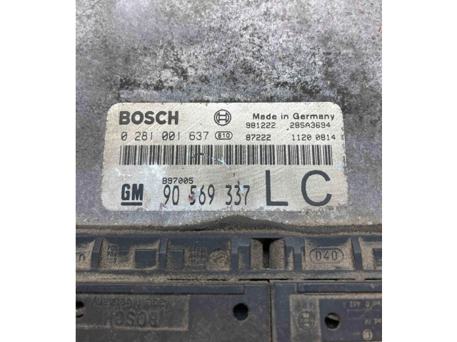 Řídící jednotka 90569337, 0281001637 Opel Sintra 1996