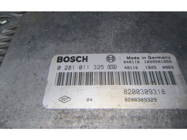 Řídící jednotka 0281011325, 8200309329 Renault Vel Satis 2004