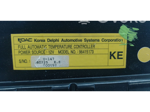 Блок управления климат-контролем 96415173, 96415173 Chevrolet Tacuma