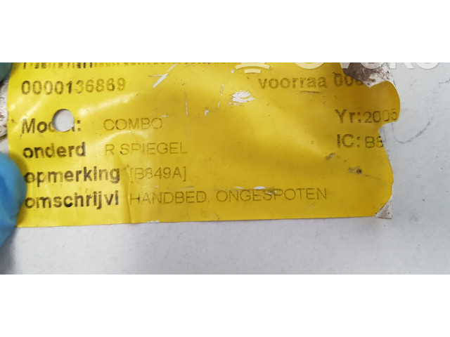 Зеркало (механическое) Opel Combo C 2001 - 2011 года