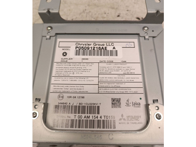 Считывающее устройство CD/DVD навигации (GPS) P05091216AE, 10R0412796 Jeep Grand Cherokee