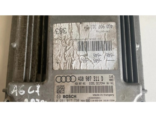 Řídící jednotka 4G0907311D, 4G0907401   Audi A6 S6 C7 4G 2014