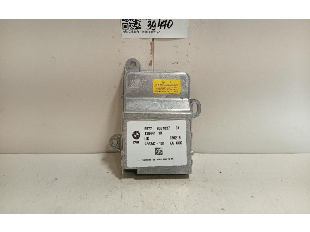 Блок подушек безопасности 9381837, 9381837 Mini One - Cooper F56 F55