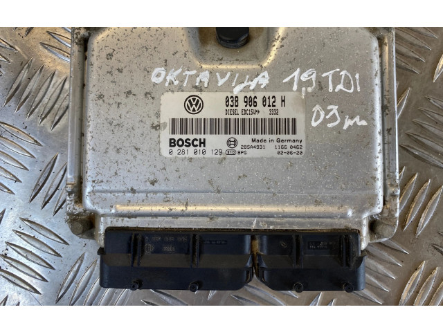 Блок управления двигателя 038906012H, 28SA4931 Skoda Octavia Mk1 (1U)