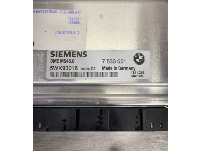 Řídící jednotka 7533651, 7537813 BMW Z4 E85 E86 2003