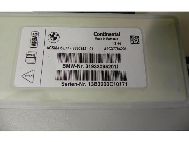 Блок подушек безопасности 9330952, M1174 BMW 3 F30 F35 F31