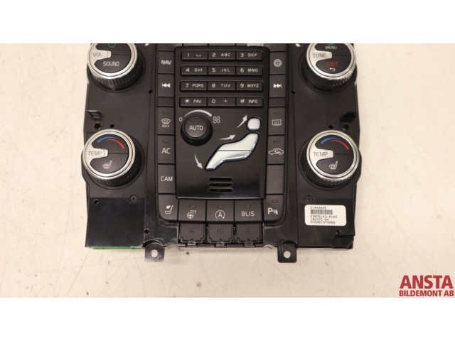 Блок управления климат-контролем 31443425   Volvo S60