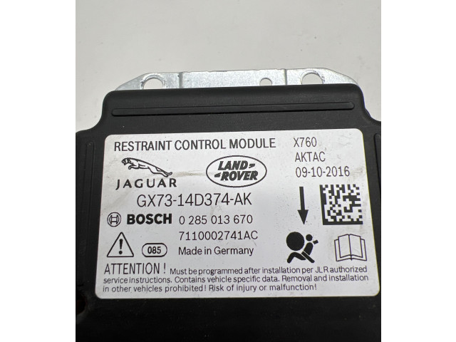 Блок подушек безопасности GX7314D374AK, 7110002741AC Jaguar XF X260