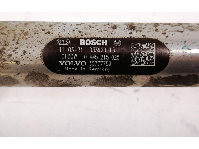 Топливная рампа 30777759, 0445215025   Volvo XC60   для двигателя D5244T10