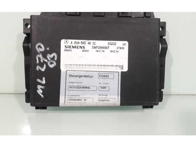 Блок управления коробкой передач A0345454632 Mercedes-Benz ML W163