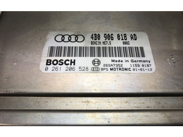 Блок управления двигателем ECU 4B0906018AD   Audi A6 Allroad C5