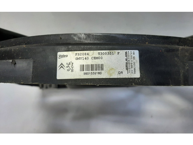 Вентилятор радиатора 9801559180, 9827870080 Citroen C4 Cactus 1.2