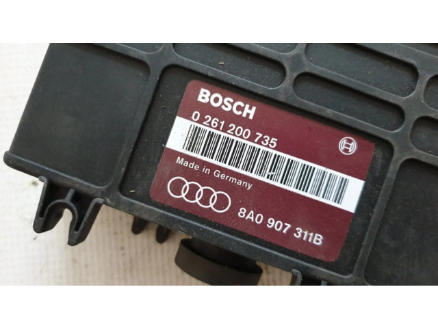 Řídící jednotka 8A0907311B, 0261200735 Audi 80 90 B3 1990