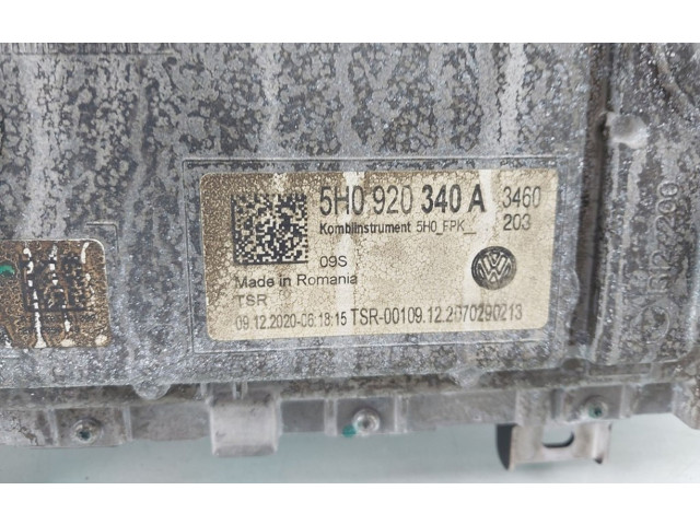 Панель приборов 5H0920340A Volkswagen Golf VIII