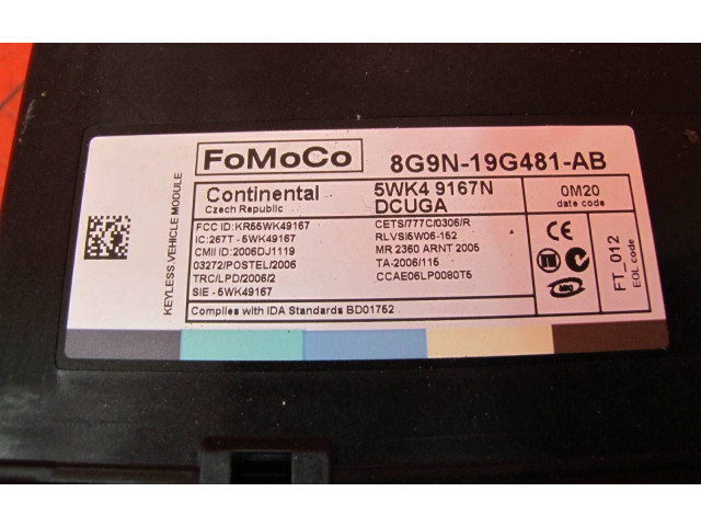 Блок комфорта 8G9N-19G481-AB   Jaguar XF X250   