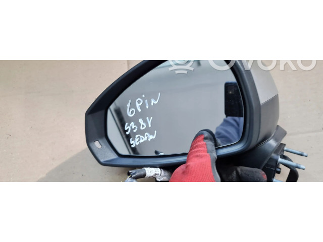 Зеркало электрическое        Audi A3 S3 8V  2013 - 2019 года   