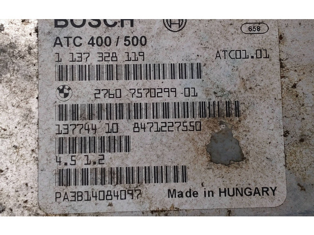 Блок управления коробкой передач 7570299, 27607570299 BMW X3 E83