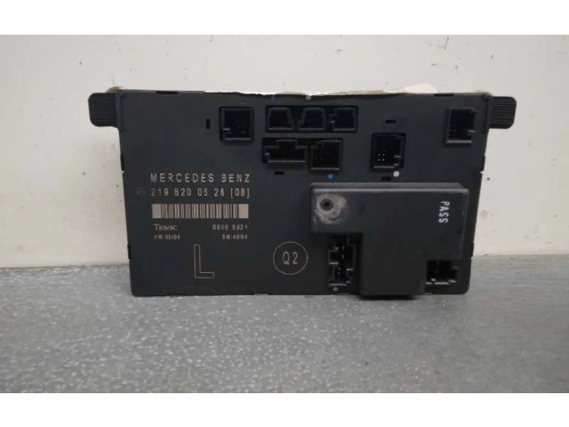 Řídící jednotka 2198200626 Mercedes-Benz CLS AMG C219 2006