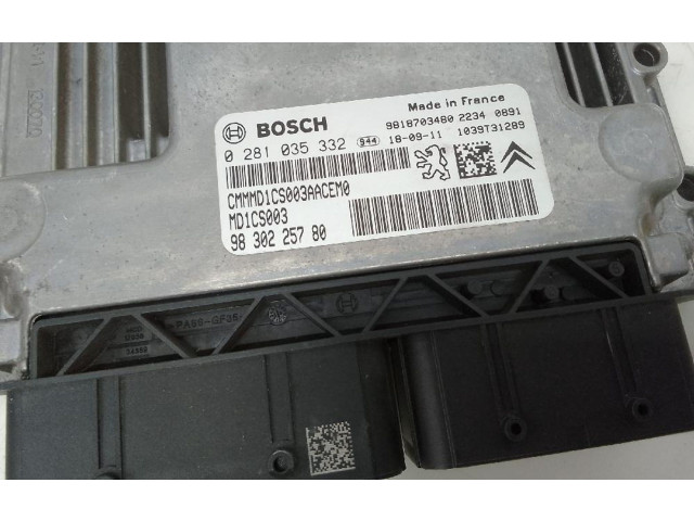 Řídící jednotka 9830225780 Citroen Berlingo 2018