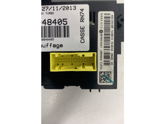 Turbodmychadlo Блок управления кондиционера воздуха / климата/ печки (в салоне) 9678312580 Citroen DS3 EP6CDT_5FV