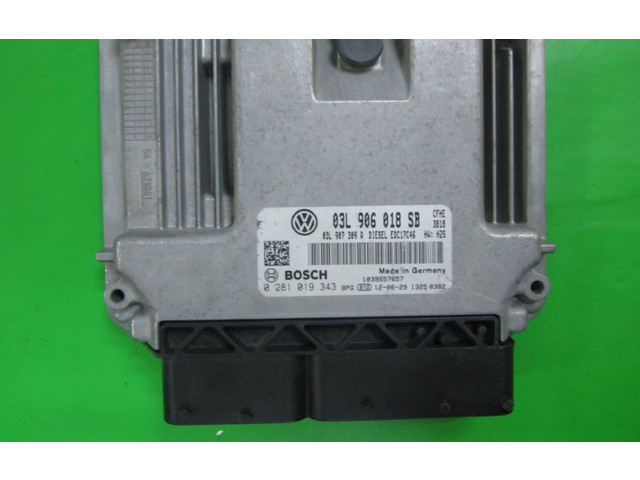 Řídící jednotka 03L906018SB, 0281019343 Volkswagen Caddy 2012