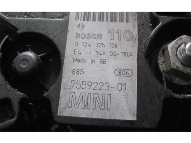 Генератор 0124325158   Mini One - Cooper Cabrio R52      