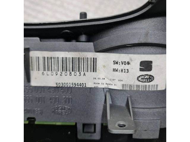 Přístrojová deska Seat Ibiza III (6L) 2008 6L0920803A, 503001594401