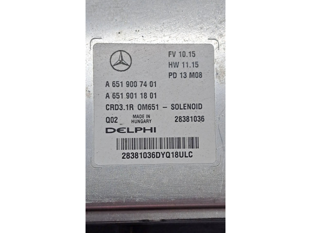 Řídící jednotka A6519007401, A6519011801 Mercedes-Benz GLK (X204) 2012