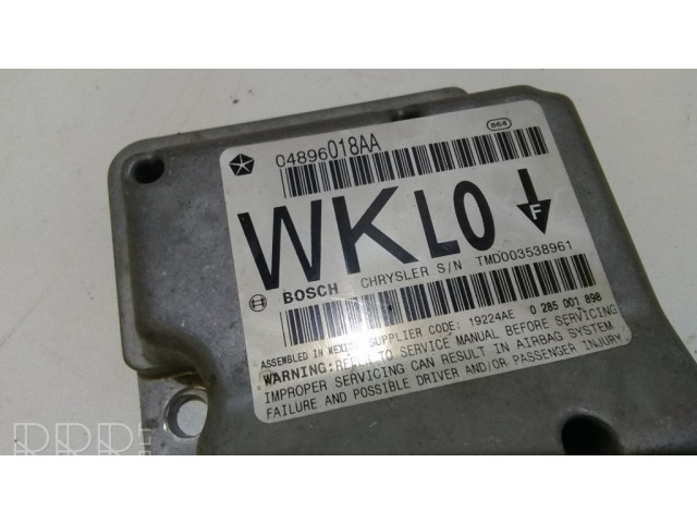 Блок подушек безопасности 04896018AA, 0285001898 Jeep Grand Cherokee (WK)