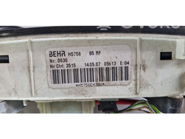 Турбина Блок управления кондиционера воздуха / климата/ печки (в салоне) Citroen C4 Aircross H5756, H5756E470U