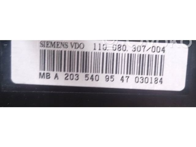 Přístrojová deska  Mercedes-Benz C W203 2004 A2035404947  