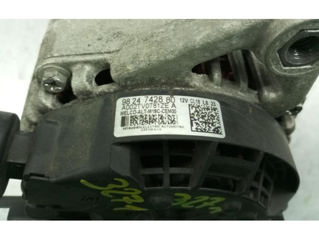 Генератор 9824742880, A002TV0781ZE   Peugeot Partner III      