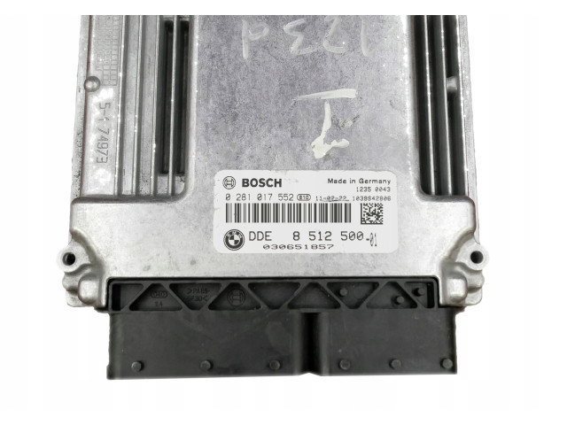 Řídící jednotka 8512500, 0281017552 BMW X1 E84 2011