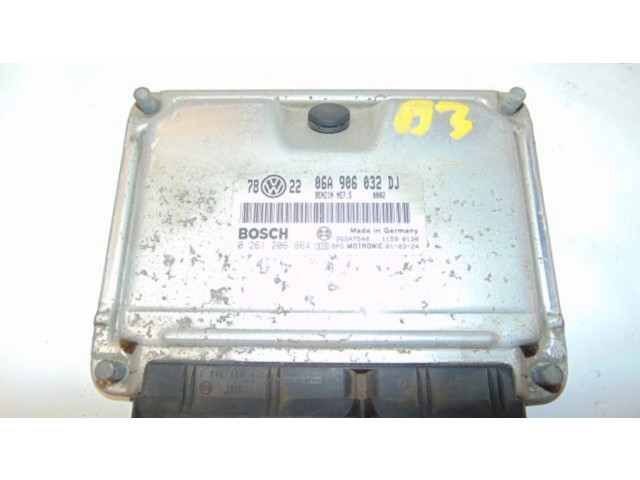 Блок управления двигателя 06A997034CX, 0261206864 Audi A3 S3 8L